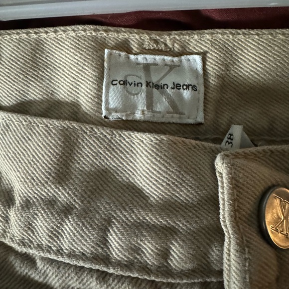 Perfect condition Beige Calvin Klein Jeans - Picture 4 of 5